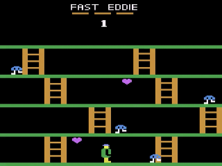 Fast Eddie title screen for Atari 2600